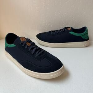 Olukai Punini Sneakers in Navy/Green Men's Size 10.5 Comfort Colorful Casual NEW